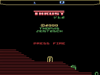 Thrust (Homebrew) — Title screen